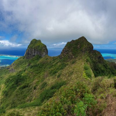 Mount Ohue bora bora otemanu zwei wollen meer