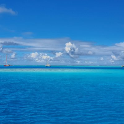 mooring zwei wollen meer bora bora lagune