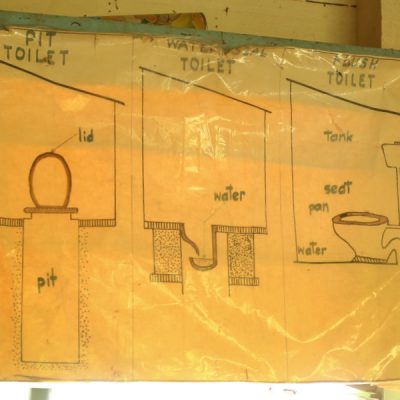 zwei wollen meer reiseblog segeln pazifik fiji weltreise komo lau inseln dorf schule toiletten plakat