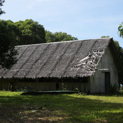 Versammlungshaus im Schutzgebiet